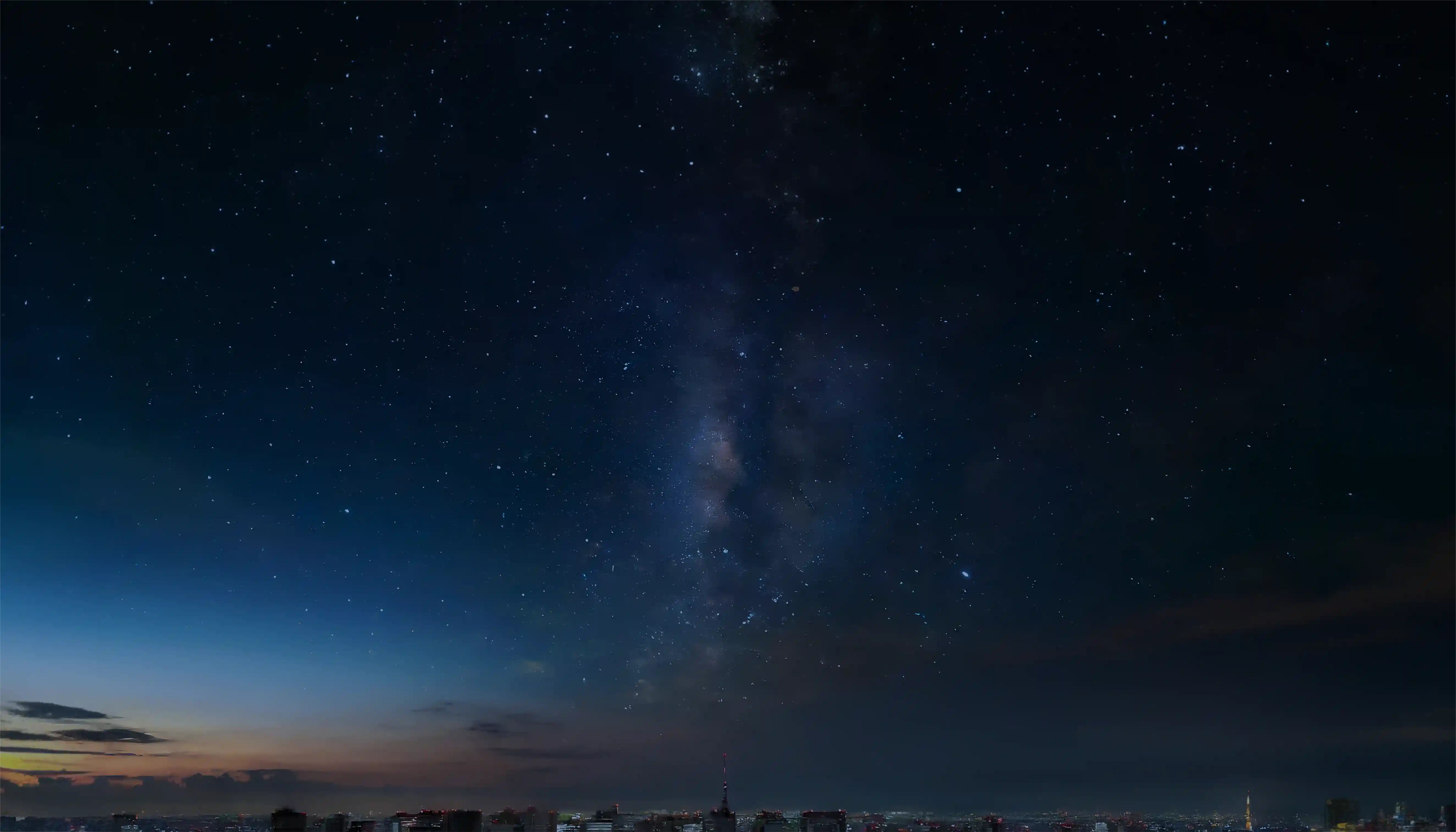 背景画像東京の夜空