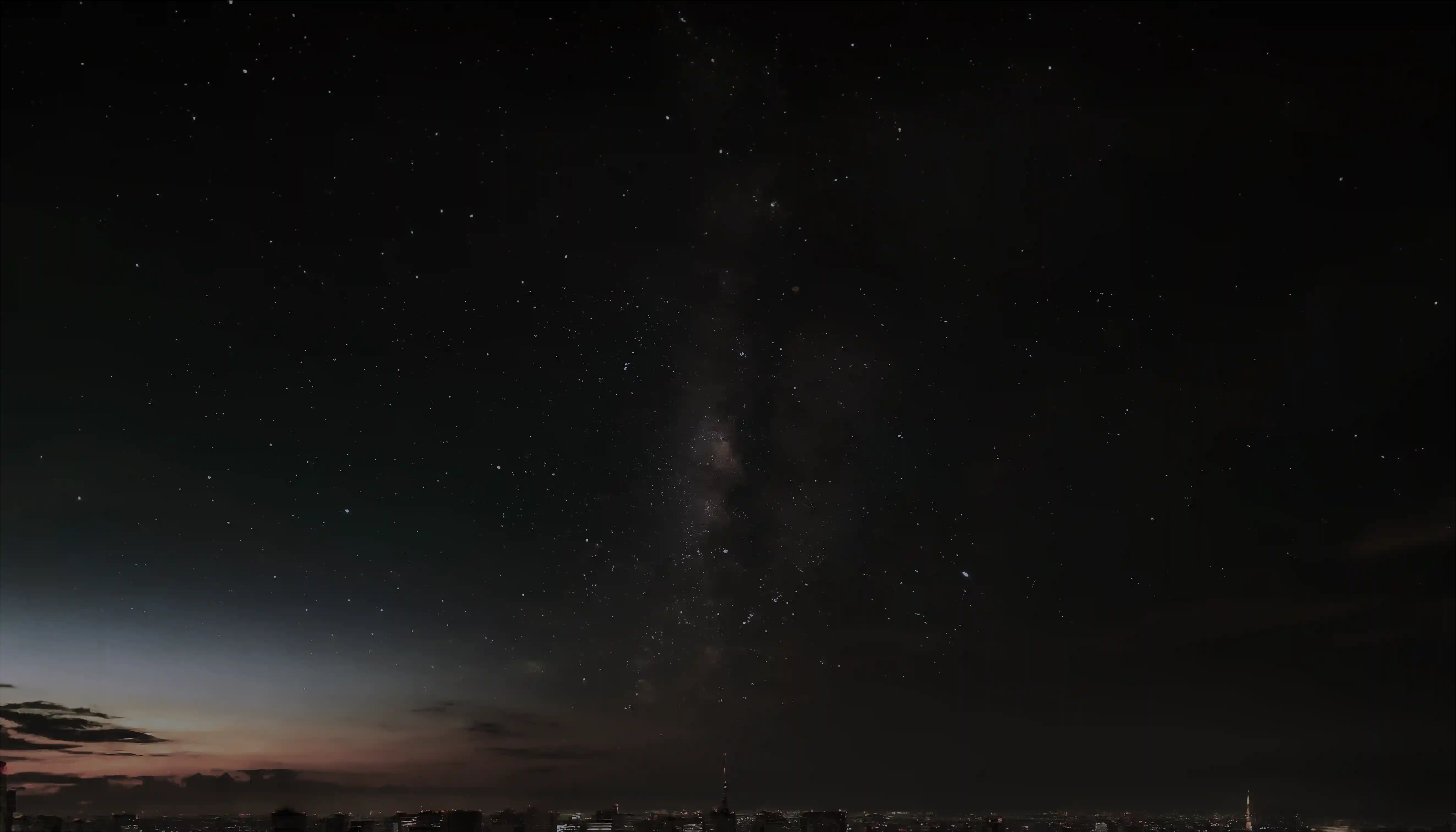 背景画像東京の夜空